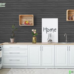 วอลเปเปอร์โมเดิร์น ลายเส้น สีดำ