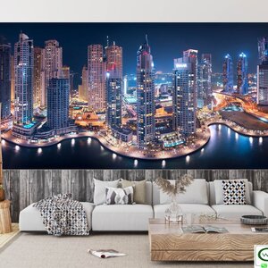 วอลเปเปอร์สั่งพิมพ์ภาพวิวเมือง ตึกสูง CIT-82