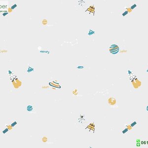 วอลเปเปอร์หน้ากว้าง 1 เมตร ลายกาแล็คซี่ ท้องฟ้า อวกาศ