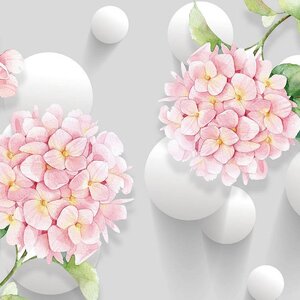 วอลเปเปอร์สั่งพิมพ์ลายดอกไม้ F3D-B-5