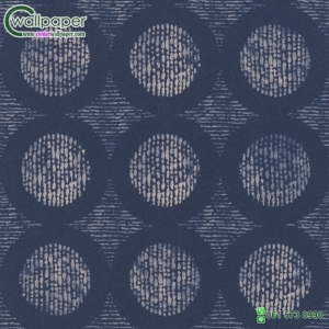 วอลเปเปอร์ลายวงกลม สีน้ำเงิน