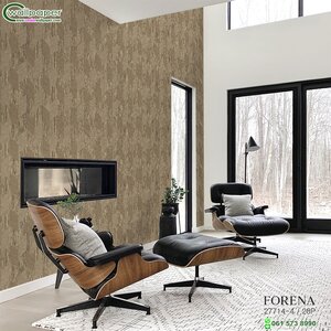 วอลเปเปอร์เกาหลีหน้ากว้างลายไม้ซิกแซก สีน้ำตาล