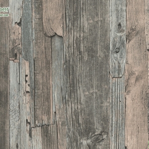 Wallpaper ลายไม้ผุสีน้ำตาลปนเขียว