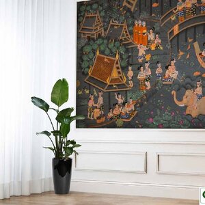 วอลเปเปอร์ลายประเพณีไทย P-THD-11-C