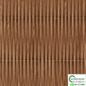 วอลเปเปอร์ลายไม้ระแนงเล็ก สีน้ำตาลทอง No.SV1005-4