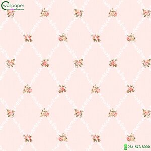 วอลเปเปอร์ลายดอกไม้สีชมพู