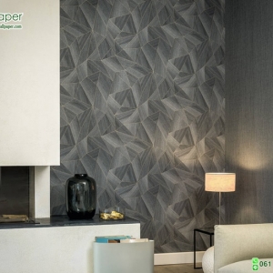 วอลเปเปอร์ลายกราฟฟฟิค สีดำเทา