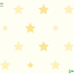 วอลเปเปอร์ติดผนังลายดาวสีเหลือง