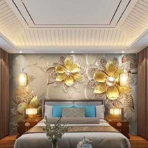 วอลเปเปอร์สั่งพิมพ์ลายดอกไม้ F3D-A-5