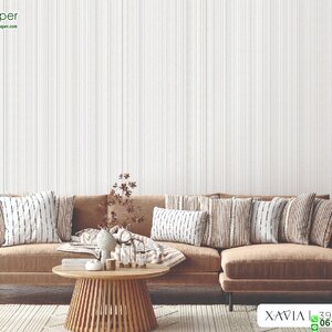 วอลเปเปอร์ลายเส้นสีครีม