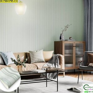 วอลเปเปอร์ลายแถบสีเทาสลับเงิน