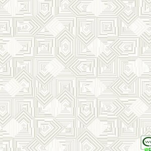 วอลเปเปอร์สไตล์โมเดิร์น สามเหลี่ยม สีทองเมทาลิค