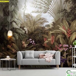 วอลเปเปอร์พิมพ์ลายภาพสวนป่า Premium PM-084-F