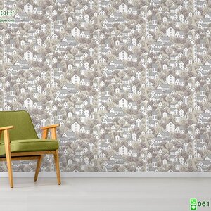 วอลเปเปอร์ ลายการ์ตูนรูปบ้าน No.58133.