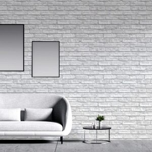 วอลเปเปอร์ลายอิฐขาว