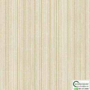 วอลเปเปอร์ลายเส้นสีครีมทอง No.7938-6