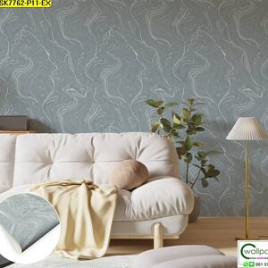 วอลเปเปอร์ลายหินอ่อนสีเทาเข้ม