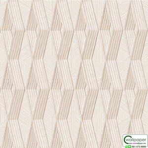 วอลเปเปอร์ลายสไตล์โมเดิร์นลายตาข่ายสีครีม