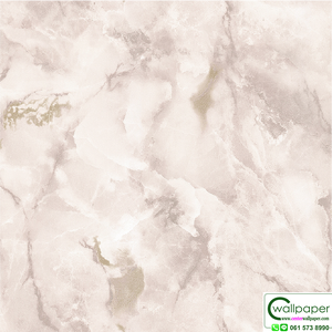 วอลเปเปอร์ลายหินอ่อน สีน้ำตาลอมชมพูปนสีทอง No.10258-12