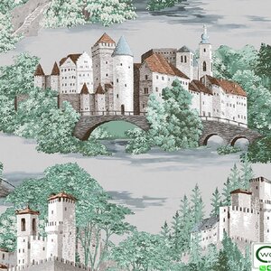 วอลเปเปอร์ลายตึกวินเทจ