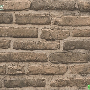 วอลเปเปอร์ติดผนังลายอิฐน้ำตาล