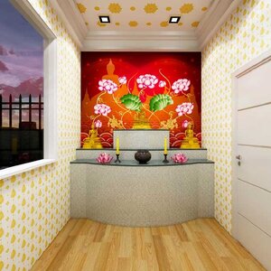 วอลเปเปอร์สั่งพิมพ์ภาพดอกบัว