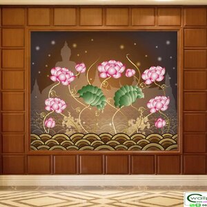 วอลเปเปอร์สั่งพิมพ์ภาพดอกบัว