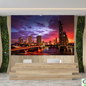 วอลเปเปอร์สั่งพิมพ์ภาพวิวเมือง 𝑫𝒊𝒈𝒊𝒕𝒂𝒍 𝒘𝒂𝒍𝒍 𝒑𝒓𝒊𝒏𝒕