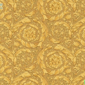 versace wallpaper ลายดอกไม้สีทอง