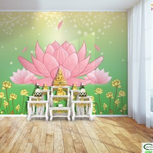 วอลเปเปอร์สั่งพิมพ์ภาพดอกบัว