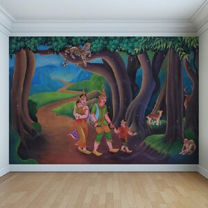 วอลเปเปอร์สั่งผลิตลายพระเวสสันดรชาดก P-THD-27