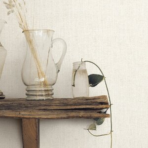 วอลเปเปอร์ สีครีมมีกลิตเตอร์สีเงิน No.422-2