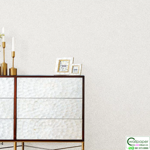 วอลเปเปอร์สีขาวมุก มีกลิตเตอร์สีเงิน No.DCG2504-4