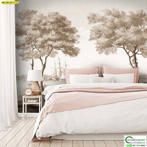 วอลเปเปอร์พิมพ์ลายภาพสวนป่า Premium PM-087-F