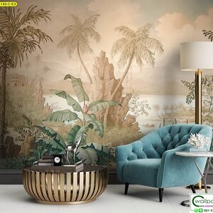 วอลเปเปอร์พิมพ์ลายภาพสวนป่า Premium PM-143-C