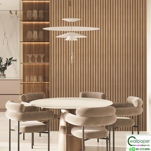 wallpaper ลายไม้ระแนง No.413-1