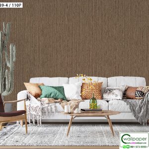 วอลเปเปอร์ลายไม้ สีน้ำตาล No.7839-4