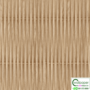 วอลเปเปอร์ลายไม้ระแนงเล็ก สีน้ำตาลอ่อน No.SV1005-2
