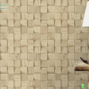 วอลเปเปอร์ติดผนังลายไม้โมเดิร์น