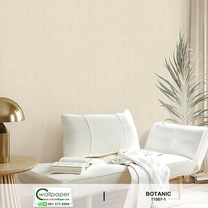 วอลเปเปอร์ลายเชือกถัก สีครีม No.71007-1