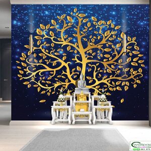 วอลเปเปอร์ลายต้นโพธิ์ THAI-215