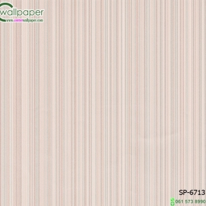 วอลเปเปอร์ติดผนังลายทางเล็กสีชมพู