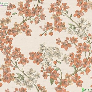 วอลเปเปอร์ติดผนังลายดอกไม้ พื้นหลังสีดำ แท็กเจอร์ผ้าปัก