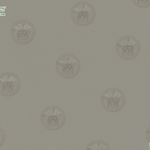 versace wallpaper ลายวงกลมเทา