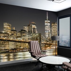 วอลเปเปอร์สั่งพิมพ์ภาพวิวเมือง ตึกสูง