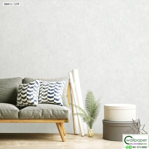 วอลเปเปอร์บ้านลายปูนเปลือยสีเทา No.9809-5