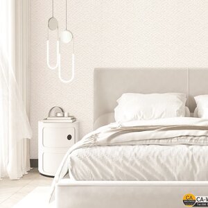 วอลเปเปอร์ลายหวายสีขาวปนเทาอ่อน