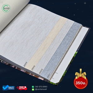 วอลเปเปอร์เทกเจอร์ลายเส้น สีเทาเงิน No.26915