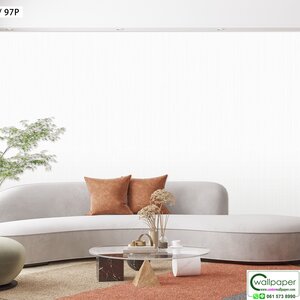 วอลเปเปอร์บ้าน ลายเรียบสีขาว No.9818-5