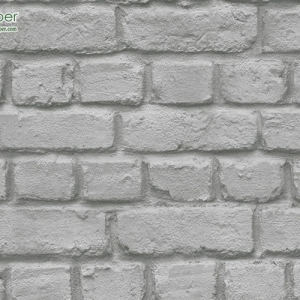 วอลเปเปอร์ติดผนังลายอิฐเทา